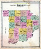 County Outline, Sauk County 1906